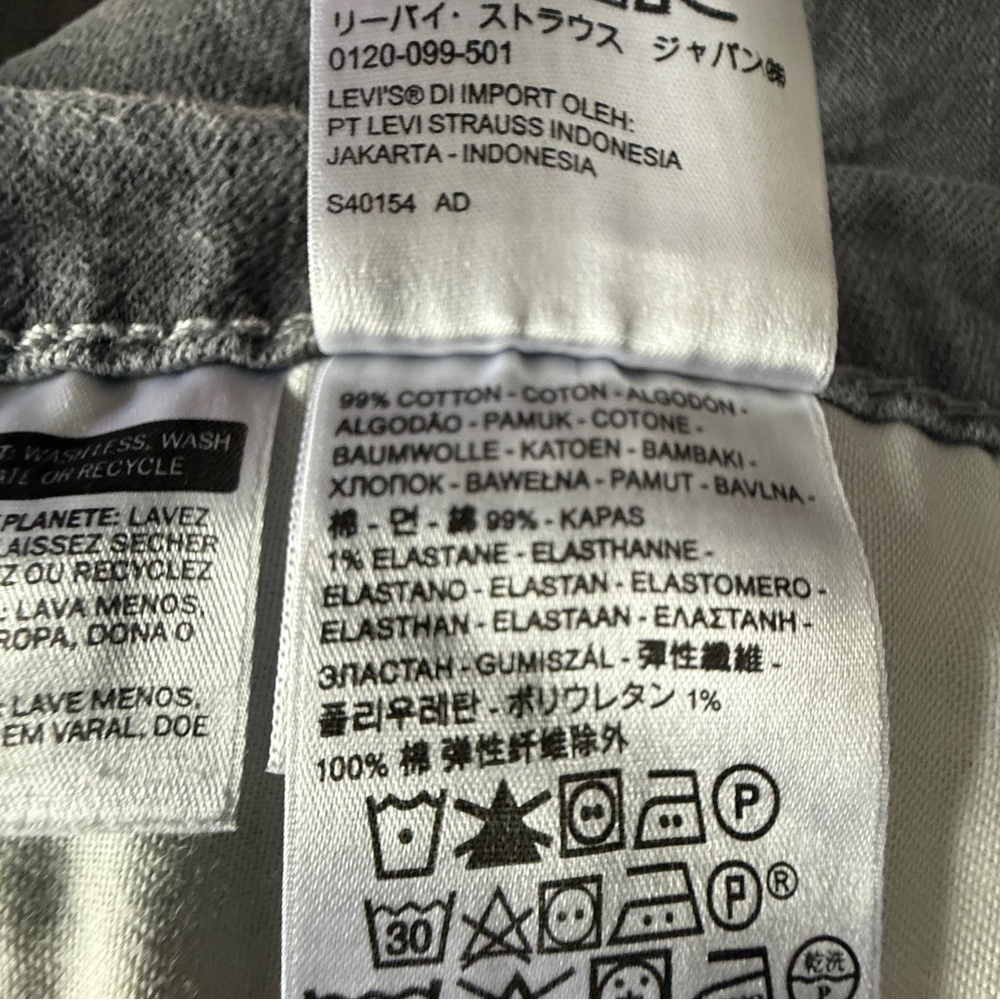 Levi's Men's Light Gray Relaxed Jeans - Picture 4 of 7